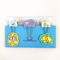 I,mDoraemon ドラえもん ラバークリップ I,mDoraemon BL クリップ 文房具 ブルー