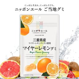 【メール便配送】ご当地グミ ニッポンエール 三重県産 マイヤーレモングミ ご当地 お菓子 グルメ お土産 名産 果実グミ 全国農協食品