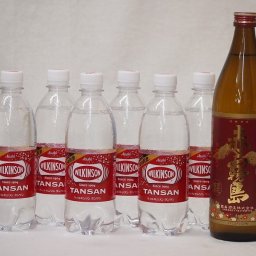 家のみ本格酎ハイ7本セット(ウイルキンソンタンサン 炭酸水ペット 芋焼酎 赤霧島(宮崎県)) 500ml×6本 900ml×1本