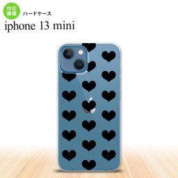 iPhone13mini iPhone13 mini ケース ハードケース ハート A 黒  nk-i13m-015