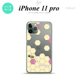 iPhone11Pro iPhone11 Pro スマホケース ハードケース ハニー クリア 紫 メンズ レディース nk-i11p-1683