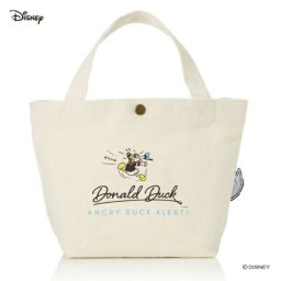 ディズニー ドナルドダック 帆布ミニトートバッグ ランチ Disney