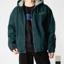 ハフ HUF WHAT A JUNGLE DENIM WORK JACKET ワット ア ジャングル デニム ワーク ジャケット JK00482 ユニセックス アウター