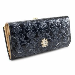 アナスイ 財布 長財布 がま口財布 紺系 ANNA SUI 310491-84（317971） レディース 婦人 ギフト 定番 彼氏 彼女 プレゼント