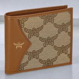 エム シー エム 二つ折り財布 メンズ ブランド MCM MXSEAAC03 ベージュ/ブラウン