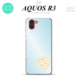 SH-04L SHV44 R3 AQUOS R3 スマホケース カバー 和柄 サクラ 青 nk-r3-1275