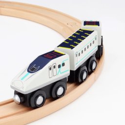 moku TRAIN 新幹線試験車両ALFA-X | 3歳 4歳 5歳 電車 汽車 ごっこ遊び プレゼント お祝い 入園 誕生日 ブリオ プラレール モクトレイン 木 木製 ナチュラル 知育 JR 国鉄 新幹線 貨物 鉄道