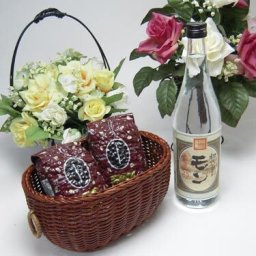 【贈り物限定】 大分県最古の蔵元より【限定】井上酒造　本格米焼酎　初代百助の妻　モン　25度 720ｍｌ +オススメ珈琲豆（特注ブレンド200ｇ、ハッピーブレンド200ｇ）