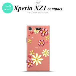 【SO02K】【スマホケース/スマホカバー】【エクスペリア XZ1】SO02K スマホケース Xperia XZ1 Compact SO-02K カバー エクスペリア XZ1 花柄・ミックス(E) クリア nk-so02k-306【メール便送料無料】