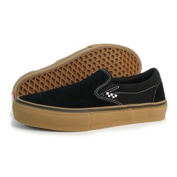 【並行輸入品】バンズ VANS スニーカー メンズ レディース スケート スリッポン ブラック/ガム VN000EG5B9K 海外企画 SKATE SLIP-ON