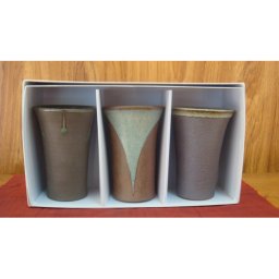 お買い得! 陶器ビアマグ3種セット 