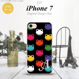 【iPhone7】【スマホケース/スマホカバー】【アイフォン７】iPhone7 スマホケース ケース アイフォン７ ソフトケース イニシャル カエル・かえる （A） nk-iphone7-tp161ini【メール便送料無料】