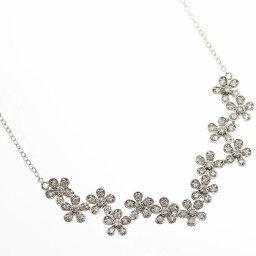 [デバリエ] kn0014 誕生日プレゼント 女性 彼女 人気 花 母 クリスタル ギフト ネックレス レディース お返し 18Kwgp