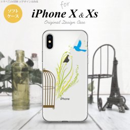 【iPhoneX】【スマホケース/スマホカバー】【アイフォンX】iPhoneX スマホケース カバー アイフォンX 青い鳥 黄 nk-ipx-tp1291【メール便送料無料】