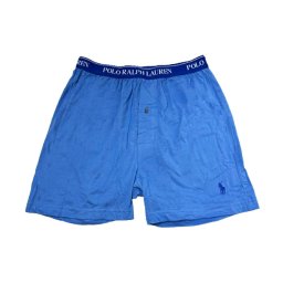 ラルフローレン Ralph Lauren バラ売り 単品 1枚 お試し 箱無し ニットボクサー トランクス 下着 NCKBP LB メンズ ライトブルー 綿 コットン