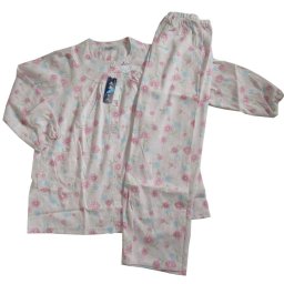 日本製！ パジャマ 婦人用 レディース パジャマ 婦人用 【花柄】【春・夏】 ピンク・パープル・サックス M・L 高島ちじみ生地 