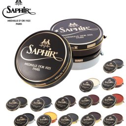艶出しワックス サフィール ノワール Saphir Noir 靴磨き ビーズワックス 保革効果 艶出し 定番 ケアクリーム ジャケット 鞄 皮革 蜜蝋 靴クリーム シューケア 靴用ワックス ハイシャイン 光沢 ポリッシュ 靴ケア用品・アクセサリ 9551004