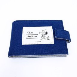 ピーナッツ スヌーピー カードケース MEDICAL ネイビー グッズ  (MCOR)