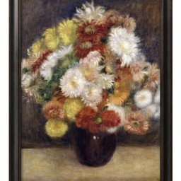 オーギュスト ルノワール 菊の花束 A3 サイズ ポスター アート おしゃれ 絵画 インテリア 北欧 イラスト マット紙 艶消し アートパネル 額 フレーム デザイン 壁掛け ギフト 新築祝い ディスプレイ 引越し祝い　新生活　空間デザイン 