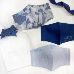【SpecialGift】メンズセットA/ブルー（ラッピング・送料込）健康を願う贈り物 KOJiMA MASKマスクギフト