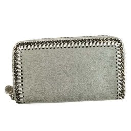 ステラマッカートニー STELLA McCARTNEY 長財布 レディース メンズ ラウンドファスナー長財布 ライトグレー シルバー ステラ マッカートニー ステラ・マッカートニー ファラベラ falabella ラウンドファスナー レディース メンズ 長財布 おしゃれ 小銭入れ ウォレット 仕分け
