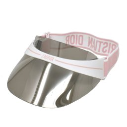ディオール Dior サンバイザー 帽子 UVカット 日除け CLUB1-JQO VISOR クラブサンバイザー レディース ユニセックス MT WHITE PIN グレー+ピンク+ホワイト