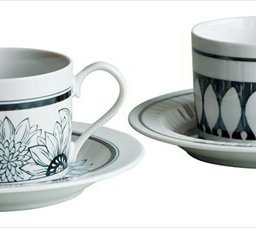 送料無料　アンティコフラワー　ペアコーヒー碗皿 AF88-Y07 内祝い 結婚式 記念品 プレゼント 内祝 出産内祝い 