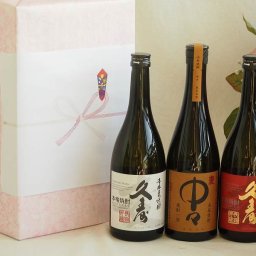お祝い久寿麦焼酎セット 麦焼酎久寿麦焼酎25°(三重県)720ml中々25°(宮崎県)720ml麦焼酎久寿麦焼酎41°(三重県)720ml