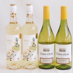 産地別白ワインシャルドネ4本セット(テラスル(チリ) ラ フェア ヴィウラ(スペイン)) 750ml×4本