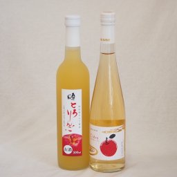 りんごのお酒2本セット(国産林檎のとろりんご りんごワインCider) 500ml×2本