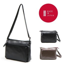 日本製 ショルダーバッグ 横型ショルダー ショルダー 2701 レディース メンズ 女性 男性 大人 上品 メイドインジャパン 軽量 超軽量 牛革 高級 おでかけ 旅行 おしゃれ 人気 母の日 父の日 敬老の日 送料無料 バッグ 鞄