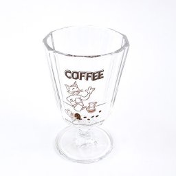 トムとジェリー ミニジュースグラス Time for Coffee パフェグラス 日本製