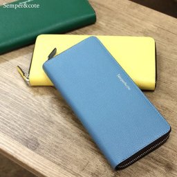 センペルアンドコッテ Semper&cote 財布 ラウンド 長財布 レザー 男女兼用 レディース メンズ ブランド 本革 日本製