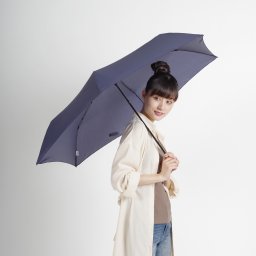 【母の日ギフト 遅れてごめんね 実用的 花以外 プレゼントにおすすめ】 折りたたみ傘 男女兼用 シンプル おしゃれ 【ユニセックス】【晴雨兼用傘】【UV】折傘　デニムプリントカーボン軽量ミニ60　