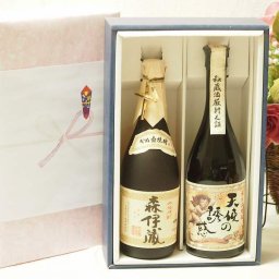 プレミアムギフトボックス芋焼酎森伊蔵セット 芋焼酎天使の誘惑40°(鹿児島県) 720ml×2本