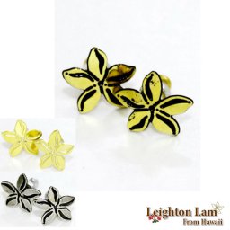 ハワイアンジュエリー ピアス アレルギー対応 素材 金属アレルギー おしゃれ ハワイアン雑貨 レイトンラムピアス Leighton lam ゴールド シルバー