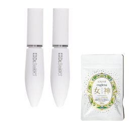 お得ユーグレナ女神セット＋ドクターセレクト アイラッシュセラム5ｍｌ×2個　正規品　ベースメイク　まつげ美容液