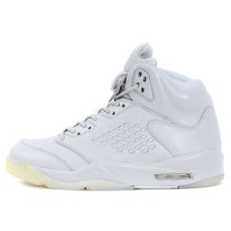 ナイキ エア ジョーダン 5 レトロ プレミアム ピュアプラチナ ホワイト  NIKE AIR JORDAN 5 RETRO PRM メンズ スニーカー【並行輸入品】 881432-003