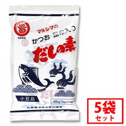 【丸島醤油】だしの素 10g 10パック 5袋セット 風味調味料 粉末だしの素 鰹節 かつお節 けずり節 真昆布 かつお風味 お吸い物 みそ汁 天つゆ 鍋物 茶碗蒸し おでん 湯豆腐 和風 洋風 中華 まとめ買い【送料無料】