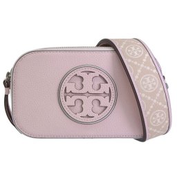 Tory Burch トリーバーチ ショルダーバッグ MILLER PATENT BORDER MINI CROSSBODY BAG 171957 650 ミラー ミニ レザー ペルーピンク
