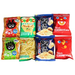 (全国送料無料)お菓子 詰め合わせ お試しスナックセット！食べきりミニサイズ8袋 おかしのマーチ メール便 (omtmb8217)【詰め合わせ 駄菓子 お菓子 カルビー 送料無料 送料込み 詰合せ おつまみ スナック菓子 】