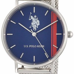 正規品 2年保証 新品 U.S.POLO ASSN ユーエスポロアッスン ポロ アソシエーション 腕時計 US-1B-NVSS ステンレス ミラネーゼ メッシュ ブレスレット メンズ レディース ユニセックス クォーツ 電池