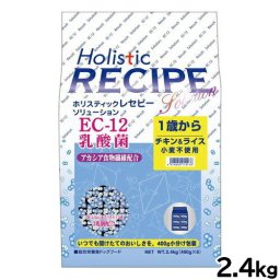 ホリスティックレセピー ドッグフード ソリューション EC-12乳酸菌 チキン＆ライス 2.4kg 無添加 日本専用フード 小分け