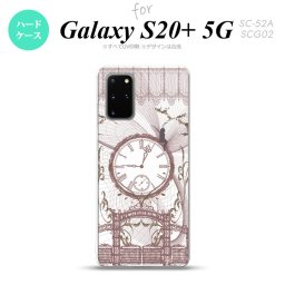 SC-52A SCG02 Galaxy S20+ 5G スマホケース ハードケース 時計 妖精 シック メンズ レディース nk-s20p-1254