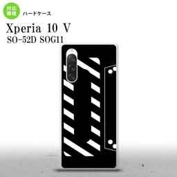Xperia10V Xperia10V スマホケース 背面ケース ハードケース カセットテープ 黒 2023年 7月発売 nk-xp105-189