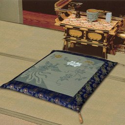 1-2W リバーシブルイグサ座布団[仏壇 前 の 座布団 仏前 い草 高級 金襴 日本製 仏具 焼香 お経 葬式 お葬式 通夜 お通夜 法要 法要座布団 49 日 和柄 座蒲団 イグサ い草座布団 法事 仏間]