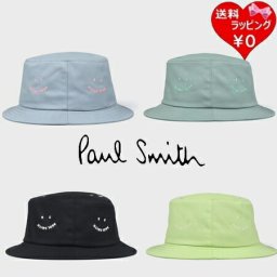 【送料無料】【ラッピング無料】ポールスミス Paul Smith 帽子 ウィメンズ Happy バケットハット 綿100%  ブランド 正規品 新品 ギフト プレゼント 人気 おすすめ 誕生日 記念日 クリスマス