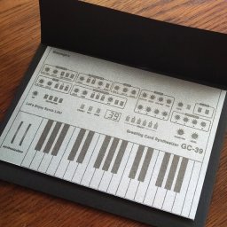GC-39・グリーティングカード・シルバー