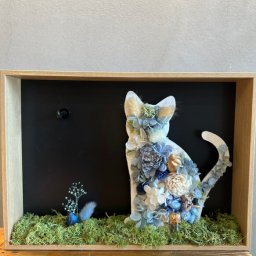 animal フラワーシルエット A4フレームタイプ プリザーブドフラワー 新築祝い 引越祝い 開店祝い 御誕生日 記念日 ギフト