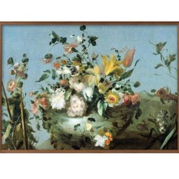 フランチェスコ グアルディ 花瓶の中のチューリップ A3 サイズ ポスター アート おしゃれ 絵画 インテリア 北欧 イラスト マット紙 艶消し アートパネル 額 フレーム デザイン 壁掛け ギフト 新築祝い ディスプレイ 引越し祝い　新生活　空間デザイン 